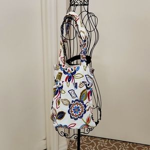 Handmade fabric tote bag or purse.